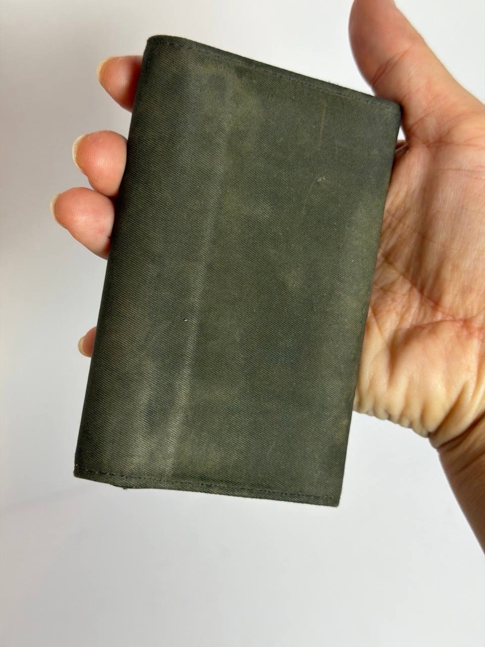 Prada Dark Green Nylon Flap Cardholder - Picture 8 of 15